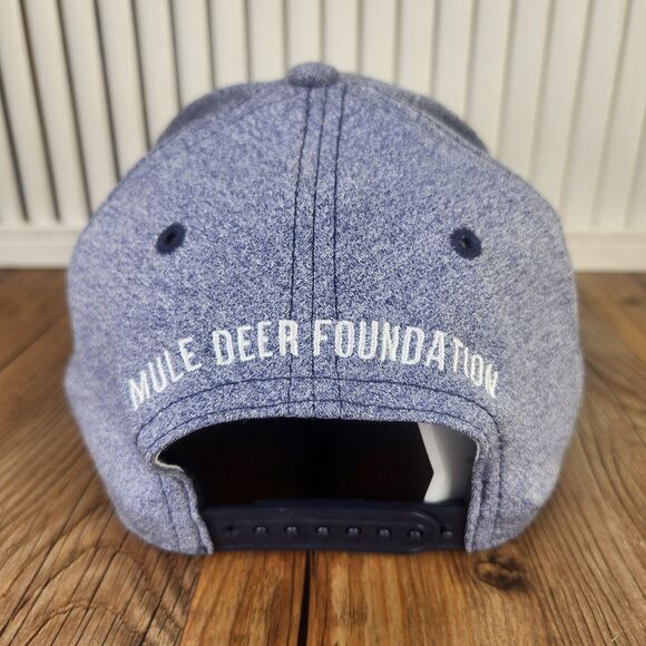 Mule Deer Foundation Snapback Hat Cap Heather Blue Outdoor Hunting Embroidered - Picture 5 of 10